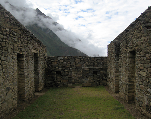 Ruins, Peaks, Clouds